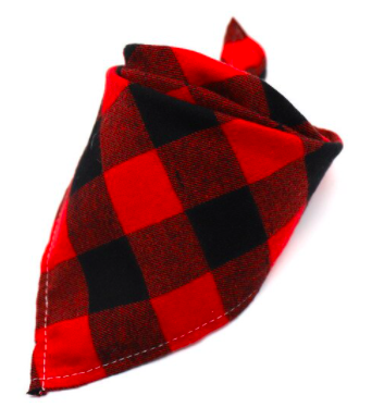 4 Paws Scarf Woodcutter Flanel Red - Petityu