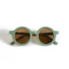 Sunglasses for Cool Kids - CIRCLE yuvarlak 2-8 yaş güneş gözlüğü YEŞİL - Petityu