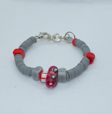 Bracelet for Little Coolios- Red Gray Car - Petityu