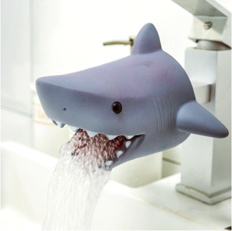 Faucet Extender Baby Shark- Musluk uzatma aparat Kopekbaligi - el yikama yardimcisi - Petityu