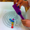 Montessori Oyun- Magnetic wand and chips- değnek / sopa ve 100 adet chips - manyetik oyun seti - Petityu