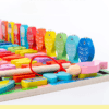 MONTESSORI Ahsap all in one Puzzle ve Balik Tutma oyunu - Petityu