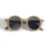 Sunglasses for Cool Kids - CIRCLE yuvarlak 2-8 yaş güneş gözlüğü GRİ VİZON - Petityu