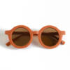 Sunglasses for Cool Kids - CIRCLE yuvarlak 2-8 yaş güneş gözlüğü TURUNCU - Petityu