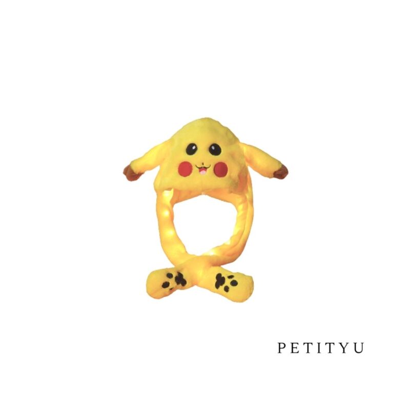 Petityu Pokemon Pikachu Kislik Kalin Bere Isikli Kulaklari Oynatilabilen - Petityu