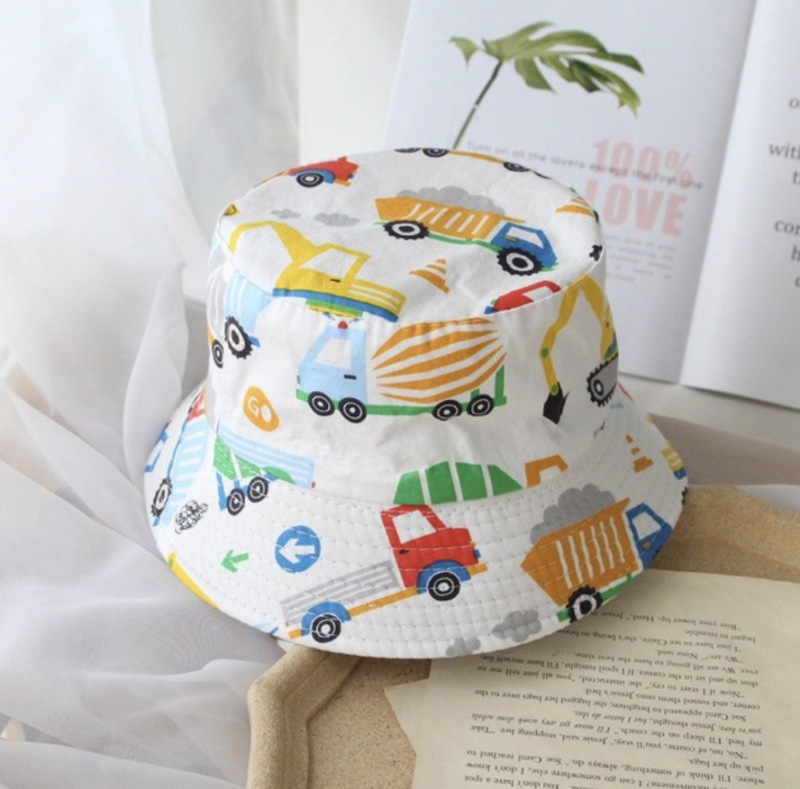 Bucket inşaat güneş koruma şapka 0-3 yaş - Petityu