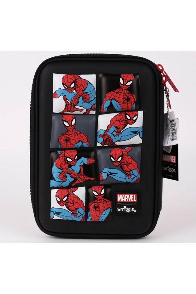 Marvel Smiggle 3D Spiderman kalem kutu Buyuk boy dikdörtgen - Petityu