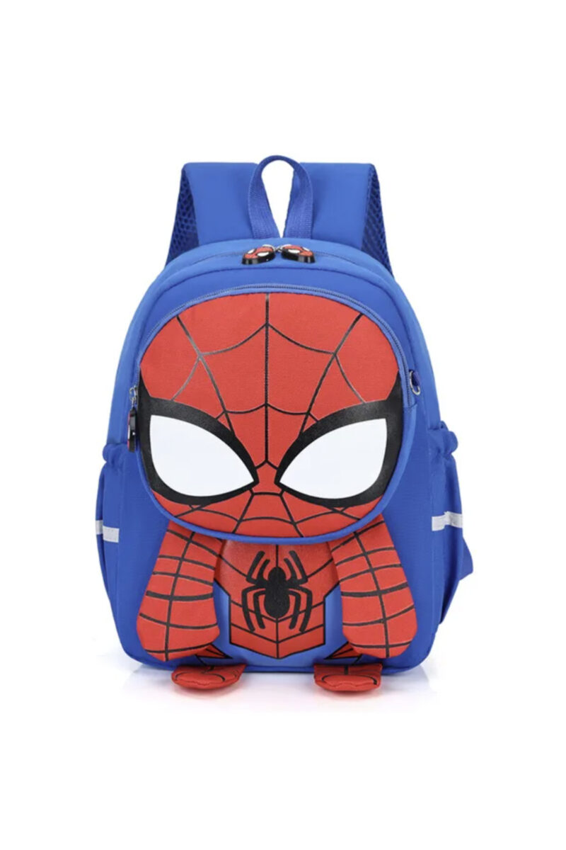 Marvel Spiderman 3D anaokulu çantası mavi spiderman - Petityu