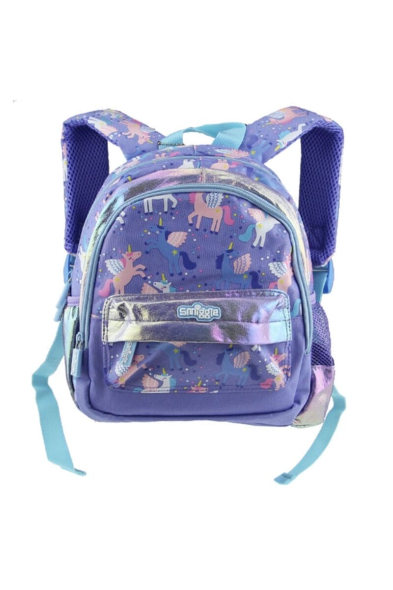 - mor Smiggle anaokulu çantası unicorn anaokul çanta minik kız çocuk çanta - Petityu