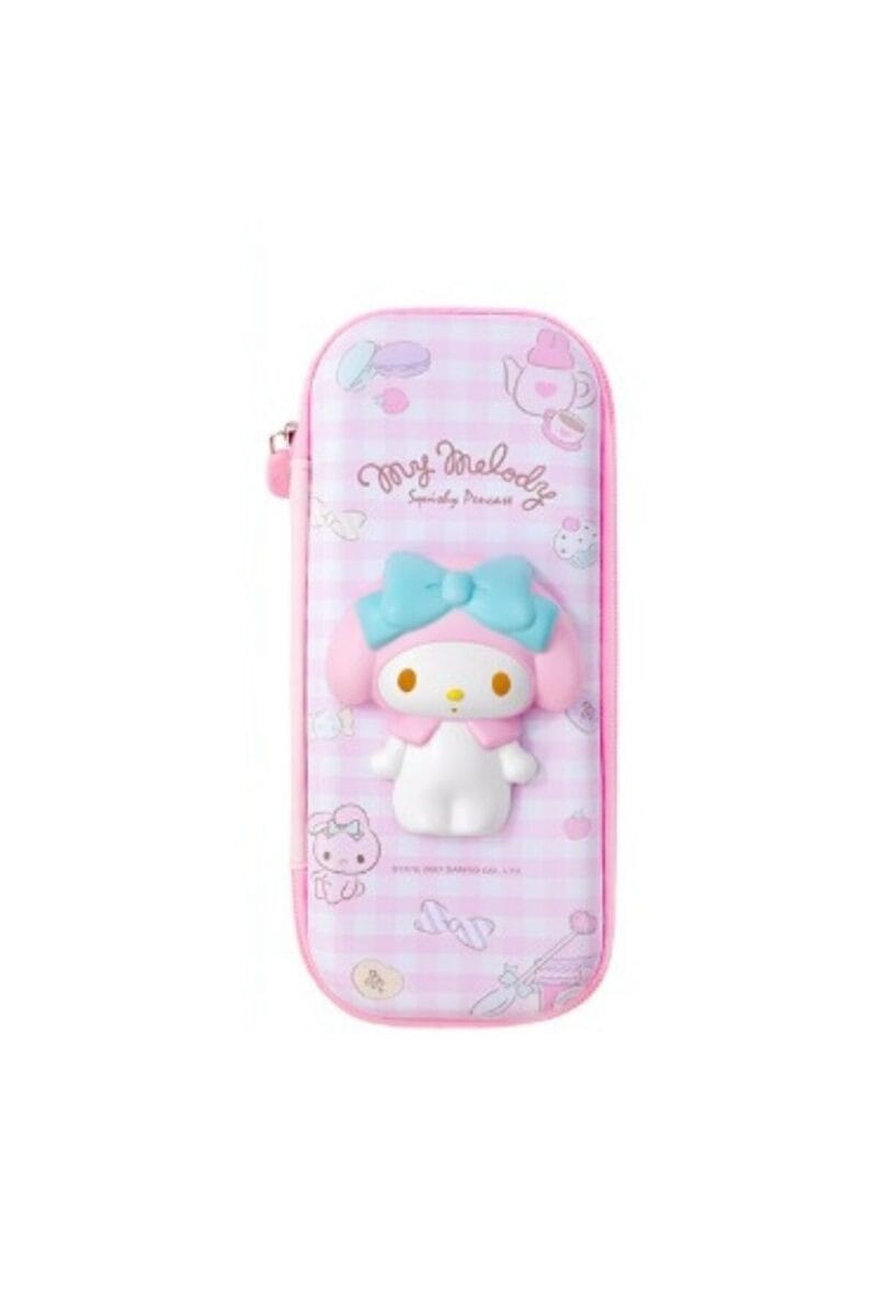 Sanrio My Melody pembe şirin oyuncak aplikeli kalem kutu - Petityu