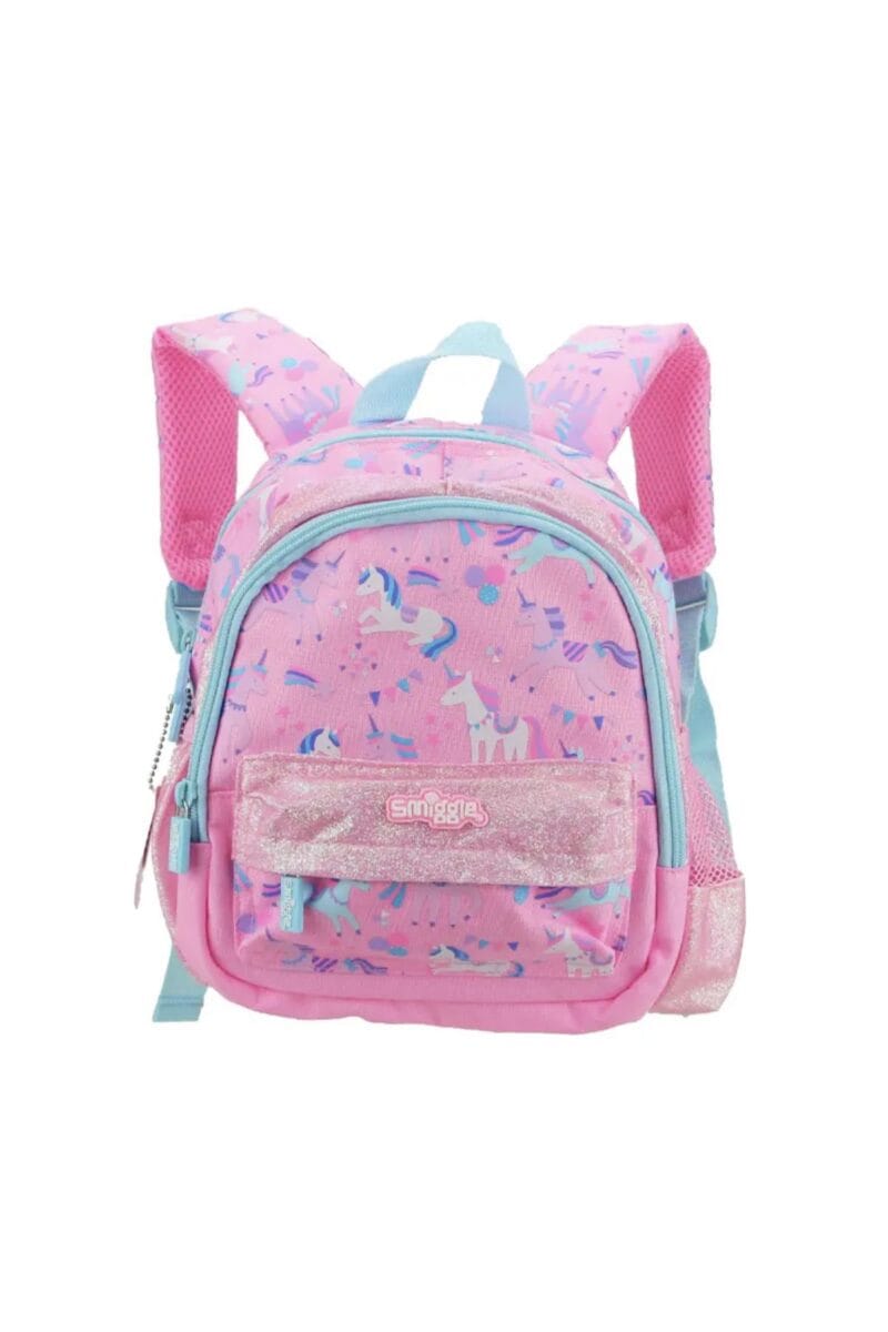 - Smiggle unicorn pembe simli mini anaokulu çantası - Petityu