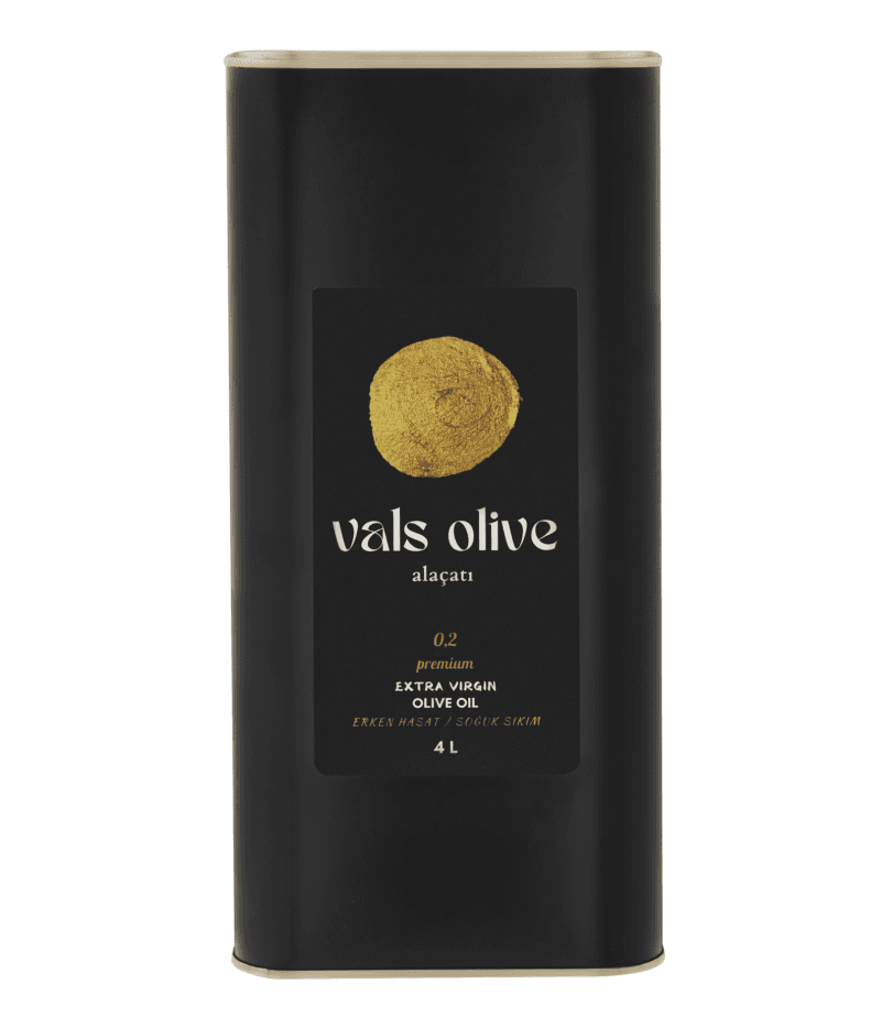 VALS OLIVE Premium Erken Hasat Soğuk Sıkım Naturel Sızma Katkısız Zeytinyağı (4 L) – Yeni Hasat 24/25 - Petityu