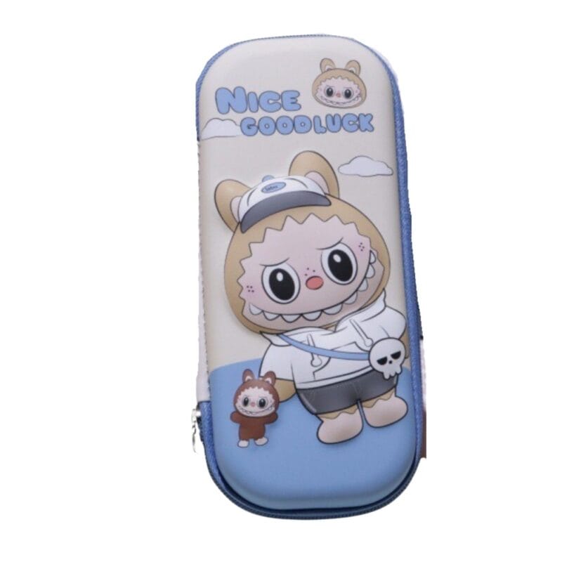 Petityu Mavi Bej Labubu Kalem Kutusu - Petityu