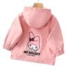 Petityu My Melody Çift Taraflı Giyilebilir Şirin Mevsimlik Pembe Kız Çocuk Yağmurluk - Petityu