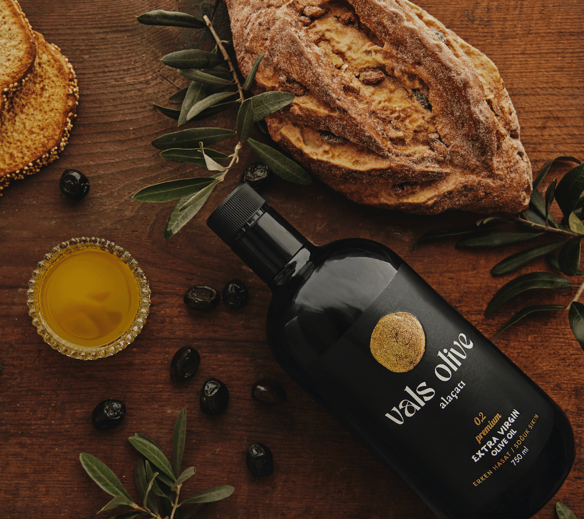 VALS OLIVE Premium Erken Hasat Soğuk Sıkım Naturel Sızma Katkısız Zeytinyağı (750 ml) 5 VALS OLIVE Premium Erken Hasat Soğuk Sıkım Naturel Sızma Katkısız Zeytinyağı (750 ml)