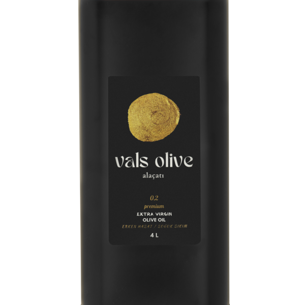 VALS OLIVE Premium Erken Hasat Soğuk Sıkım Naturel Sızma Katkısız Zeytinyağı (4 L)